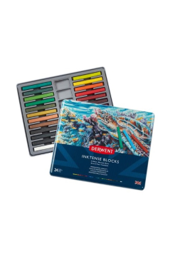 Estojo Aquarela Bloco Inktense C/24 285536 Derwent